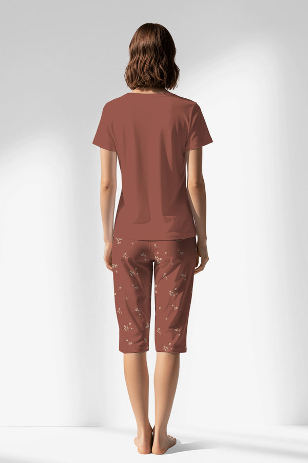 Woman Polyviscon Rosinia Capri Set - METRAJ ZEMIN - Image 3