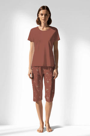 Woman Polyviscon Rosinia Capri Set - METRAJ ZEMIN - Image 1