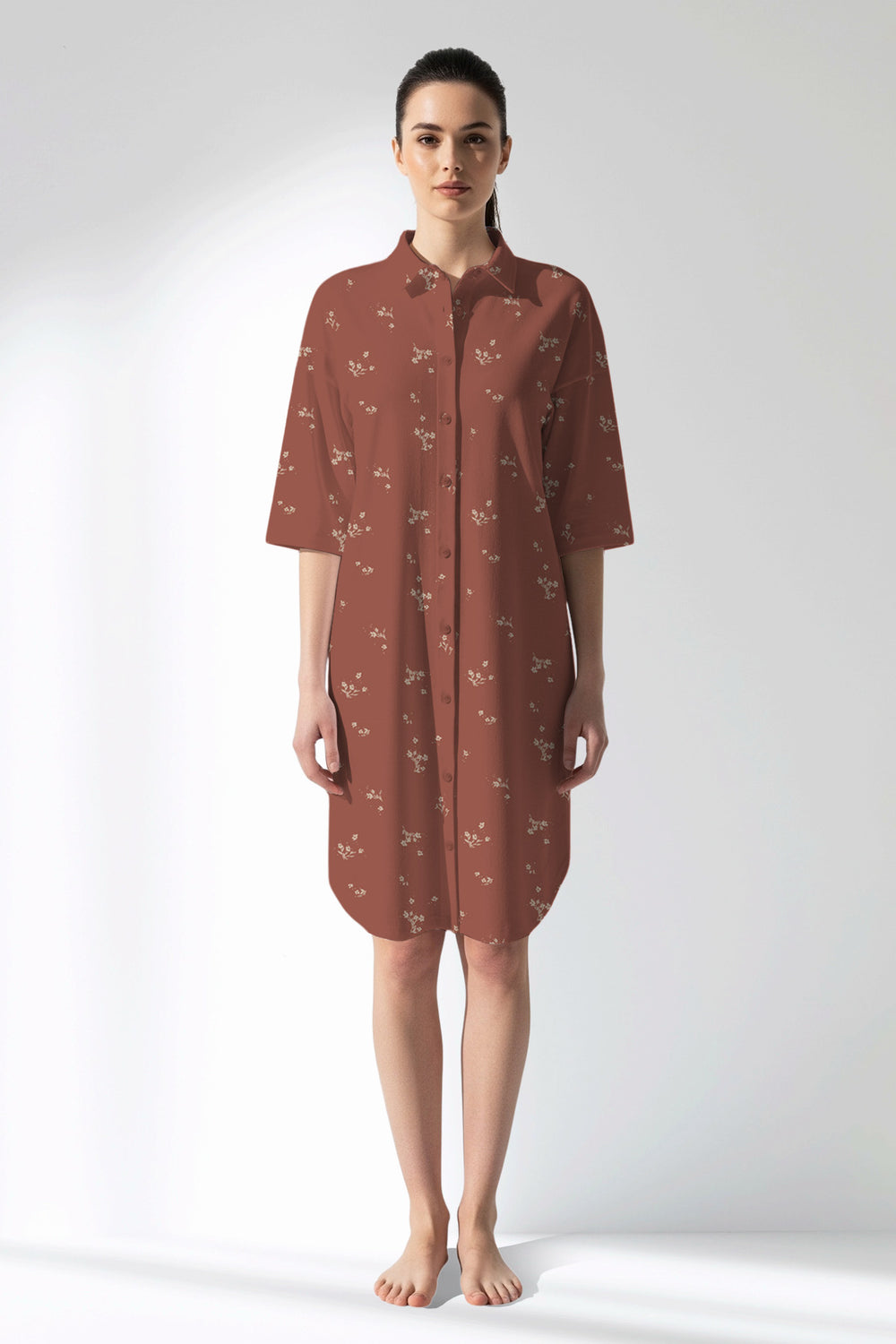 Woman Polyviscon Rosinia Shirt Tunic - ROTASYON - Image 1