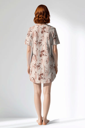 Woman Polyviscon Selvine Pocket Detail Tunic - ROTASYON - Image 3