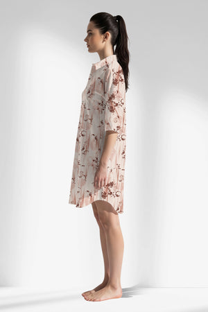 Woman Polyviscon Selvine Shirt Tunic - ROTASYON - Image 2