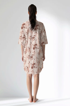 Woman Polyviscon Selvine Shirt Tunic - ROTASYON - Image 3