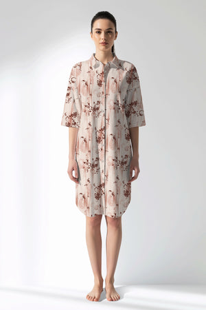 Woman Polyviscon Selvine Shirt Tunic - ROTASYON - Image 1