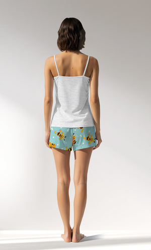 Woman Supreme Nera Thin Strap Short Set - B-KAR MELANJ - Image 6