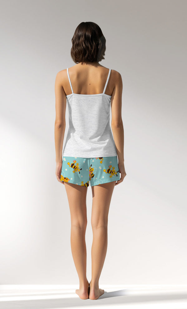 Woman Supreme Nera Thin Strap Short Set - B-KAR MELANJ - Image 6