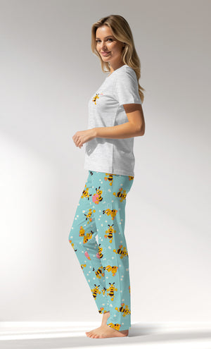 Woman Supreme Nera Pyjama Set - B-GRAY MELANGE - Image 5