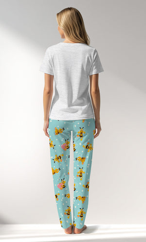 Woman Supreme Nera Pyjama Set - B-GRAY MELANGE - Image 6
