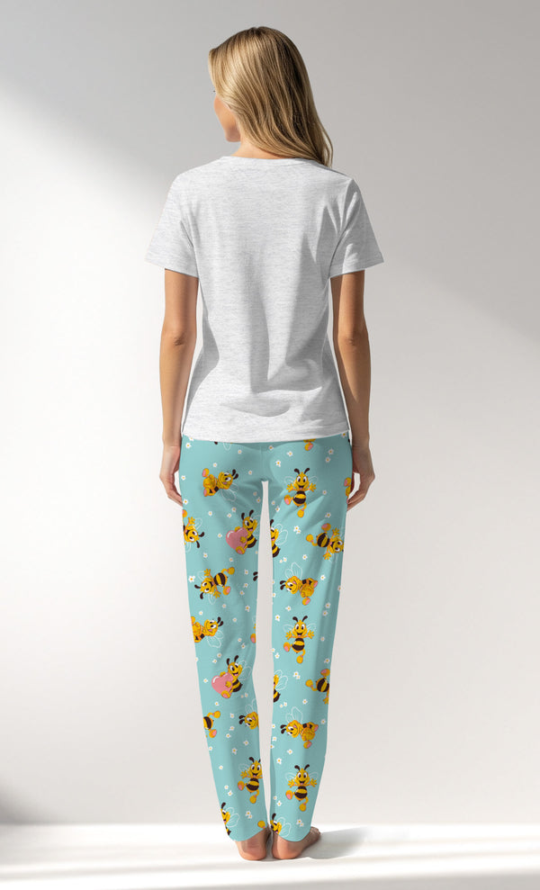Woman Supreme Nera Pyjama Set - B-GRAY MELANGE - Image 6
