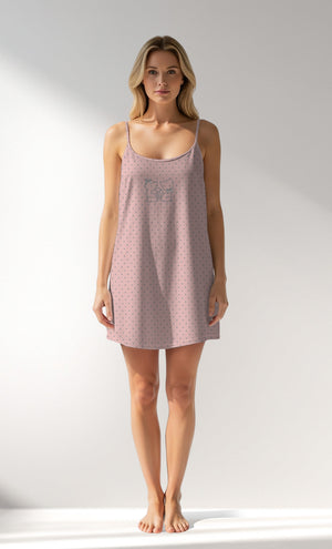 Woman Supreme Polka Tunic - B-ROTASYON (PEMBE ZEMIN) - Image 4
