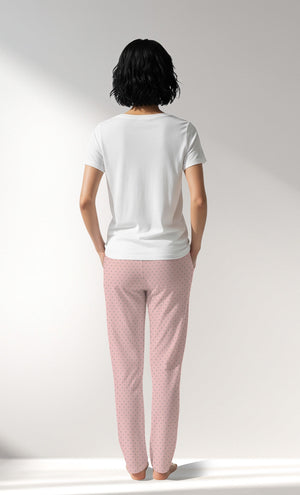 Woman Supreme Polka Pyjama Separate - B-ROTASYON (PEMBE ZEMIN) - Image 6