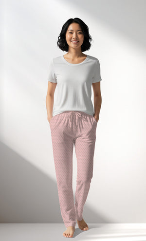 Woman Supreme Polka Pyjama Separate - B-ROTASYON (PEMBE ZEMIN) - Image 4