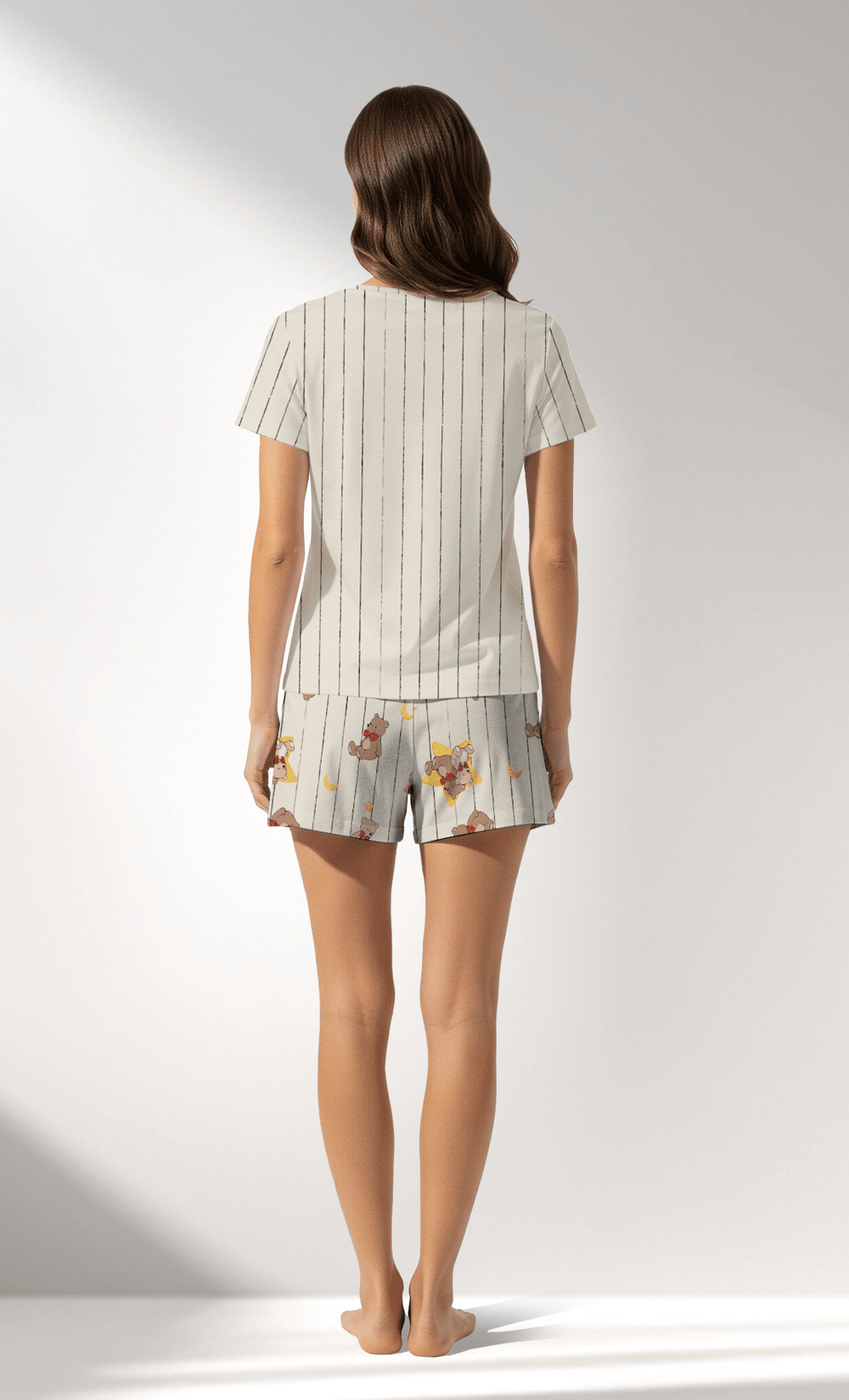 Woman Supreme Bear Short Set - VienettaROTASYON