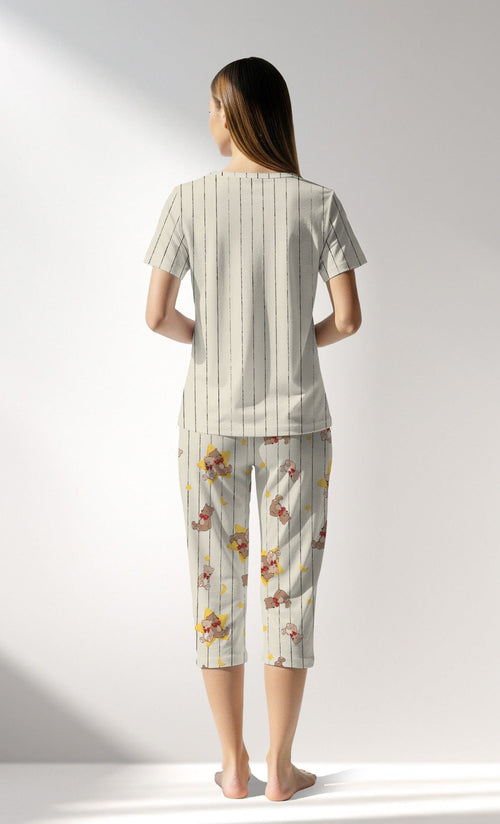 Woman Supreme Bear Capri Set - VienettaROTASYON