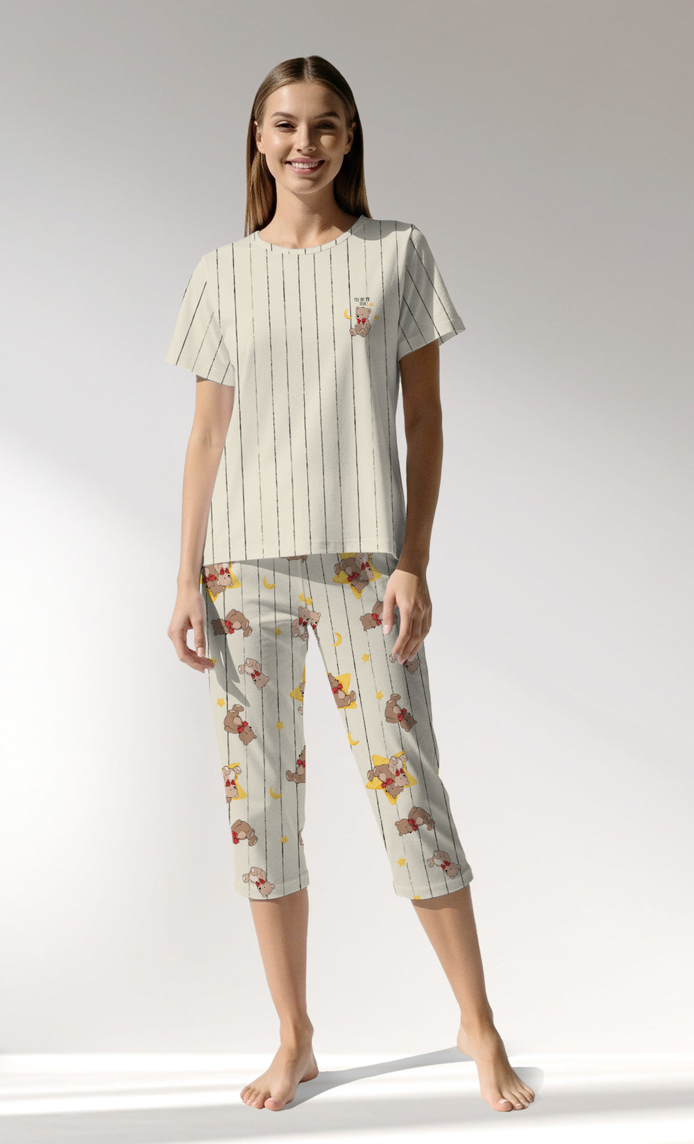 Woman Supreme Bear Capri Set - Image 1