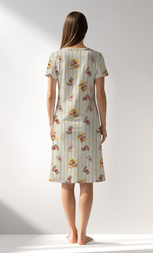 Woman Supreme Bear Home Dress - VienettaROTASYON