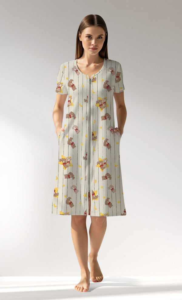 Woman Supreme Bear Home Dress - VienettaROTASYON