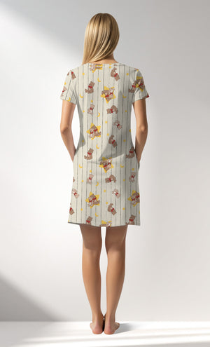 Woman Supreme Bear Pocket Detail Tunic - ROTASYON - Image 3