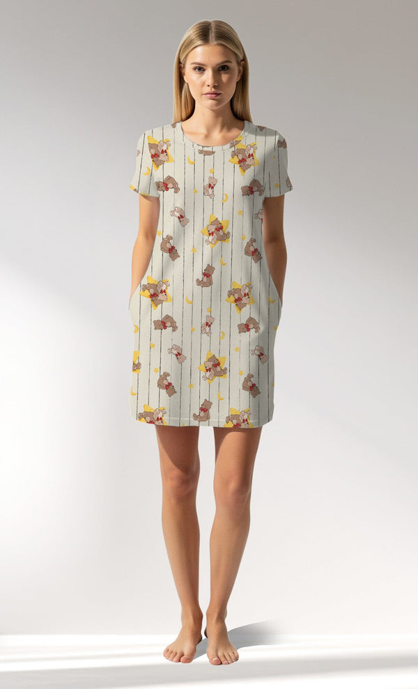 Woman Supreme Bear Pocket Detail Tunic - VienettaROTASYON