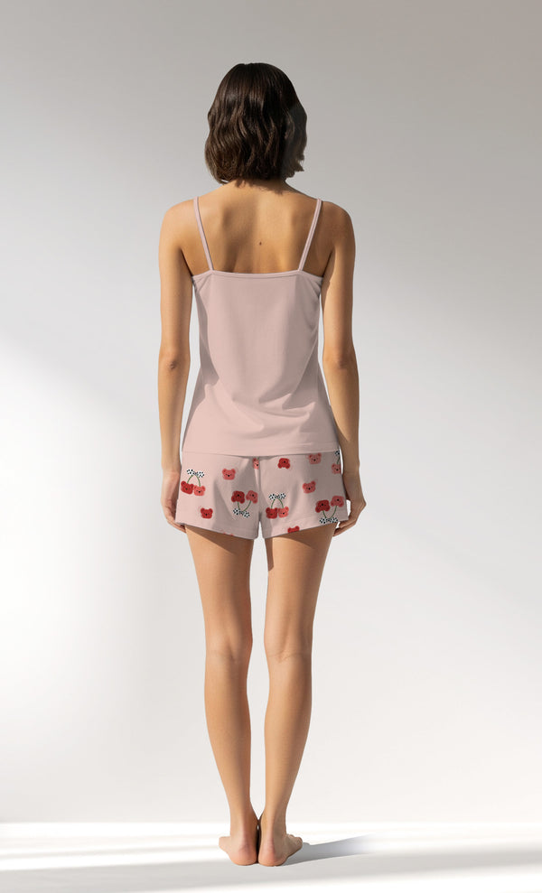 Woman Supreme Cherrybear Thin Strap Short Set - A-13-1404 - Image 3