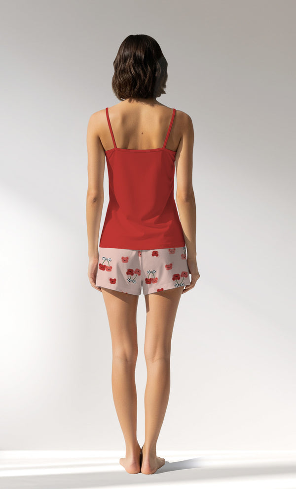 Woman Supreme Cherrybear Thin Strap Short Set - B-18-1555 - Image 6