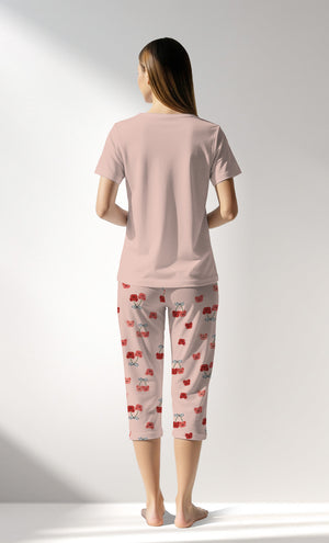 Woman Supreme Cherrybear Capri Set - A-13-1404 - Image 3