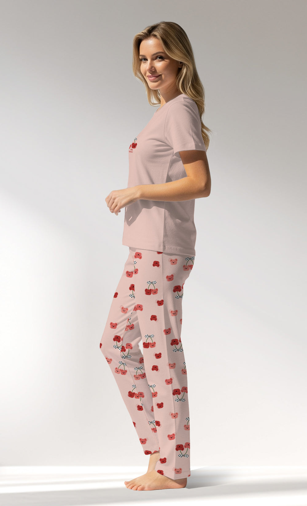 Woman Supreme Cherrybear Pyjama Set - A-13-1404 - Image 1