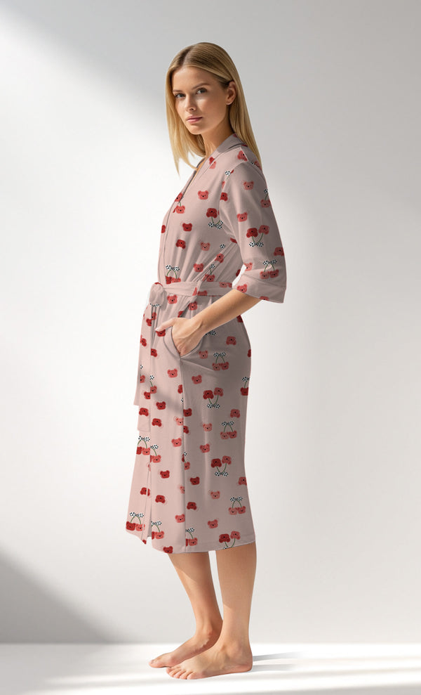 Woman Supreme Cherrybear Dressing Gown - ROTASYON - Image 2