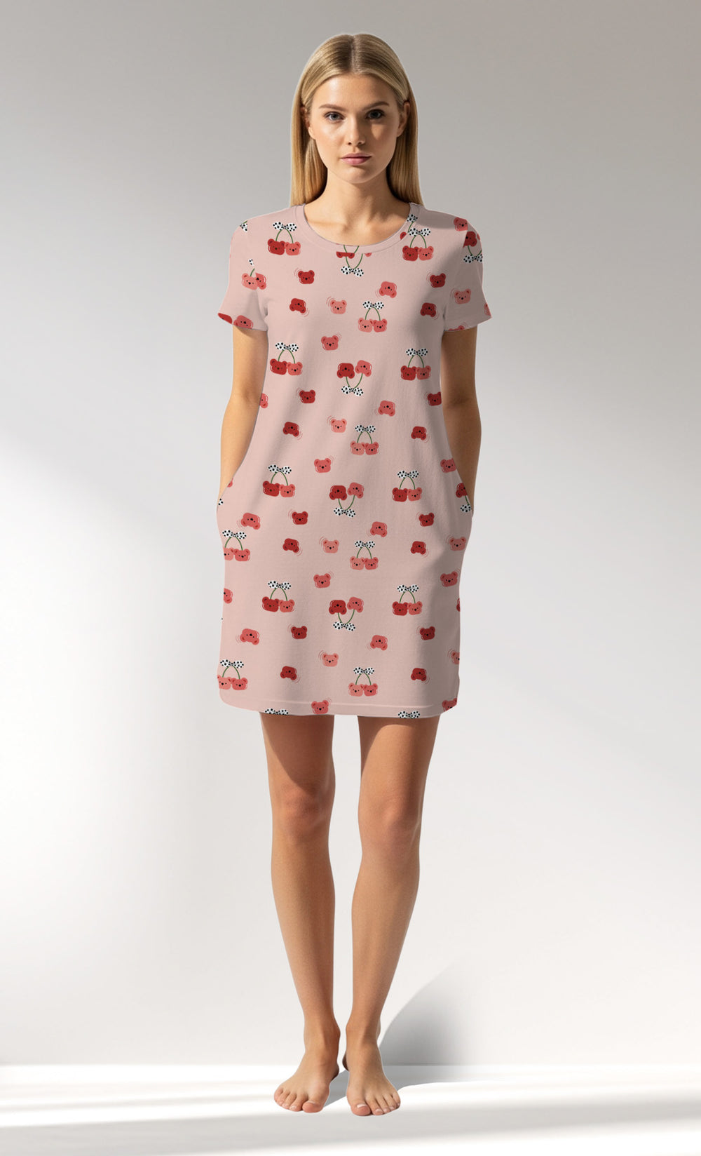 Woman Supreme Cherrybear O Neck Tunic - Image 1
