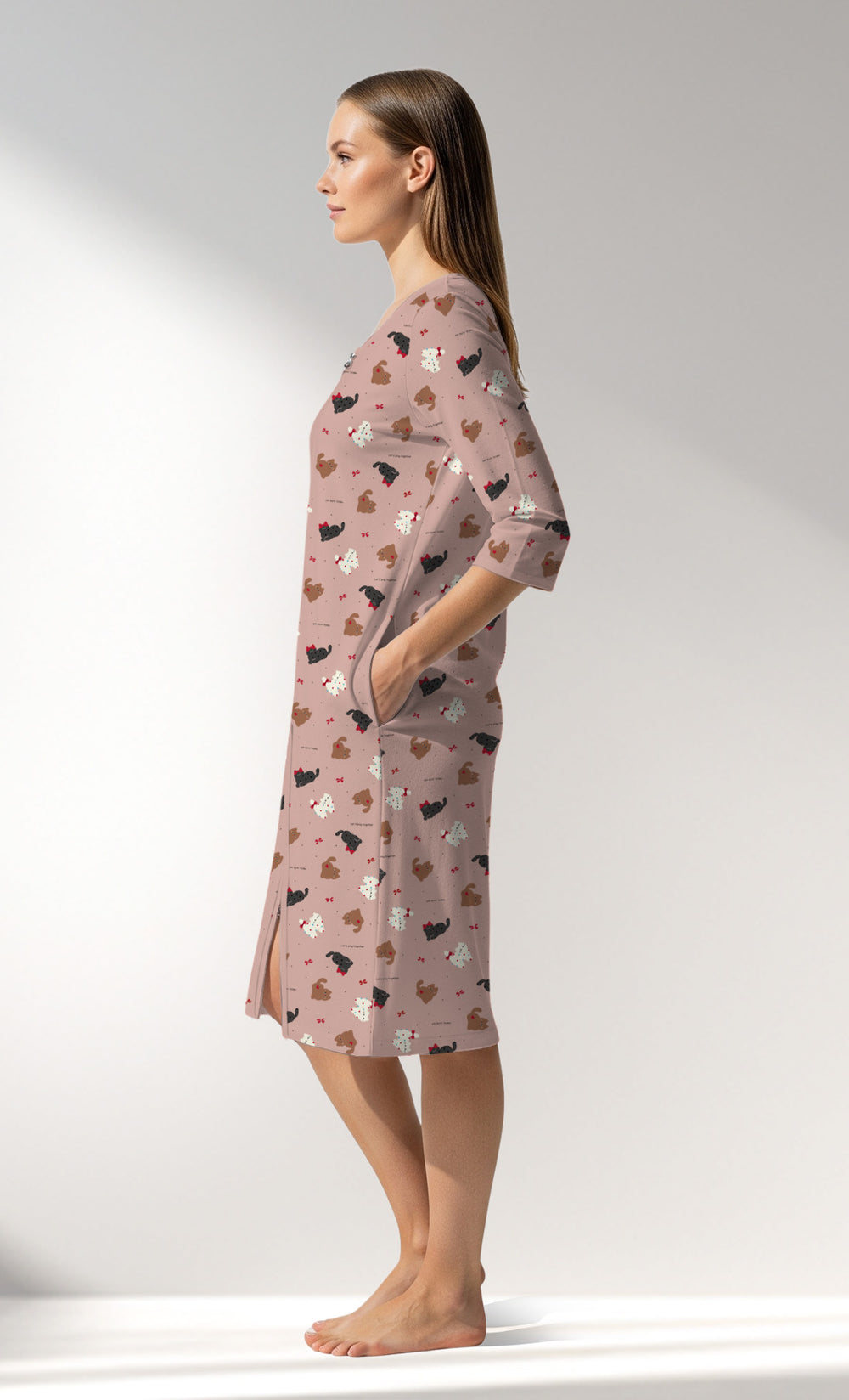 Woman Supreme Bearly Buttoned Pyjama Set - Image 1