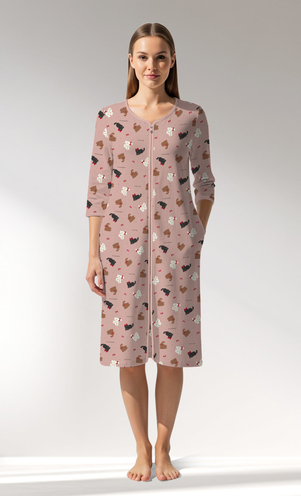 Woman Supreme Bearly Buttoned Pyjama Set - Image 1