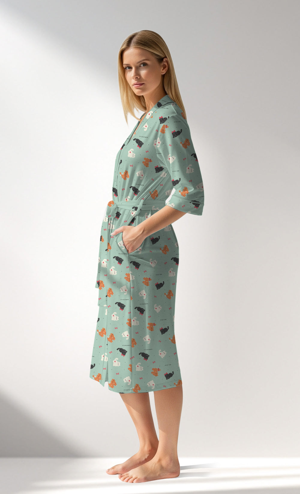 Woman Supreme Baliko Dressing Gown - ROTASYON - Image 1