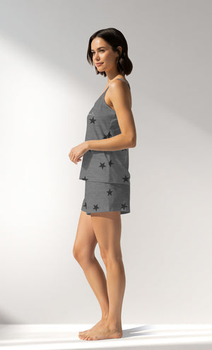 Woman Supreme Supernova Thin Strap Short Set - A-ROTASYON (GRI ZEMIN) - Image 2