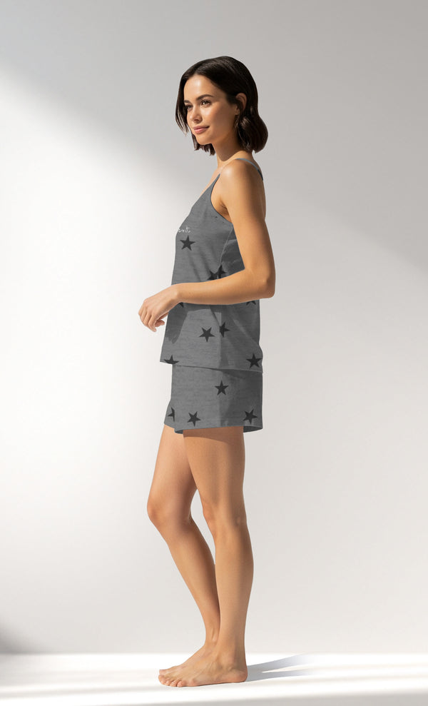 Woman Supreme Supernova Thin Strap Short Set - A-ROTASYON (GRI ZEMIN) - Image 2