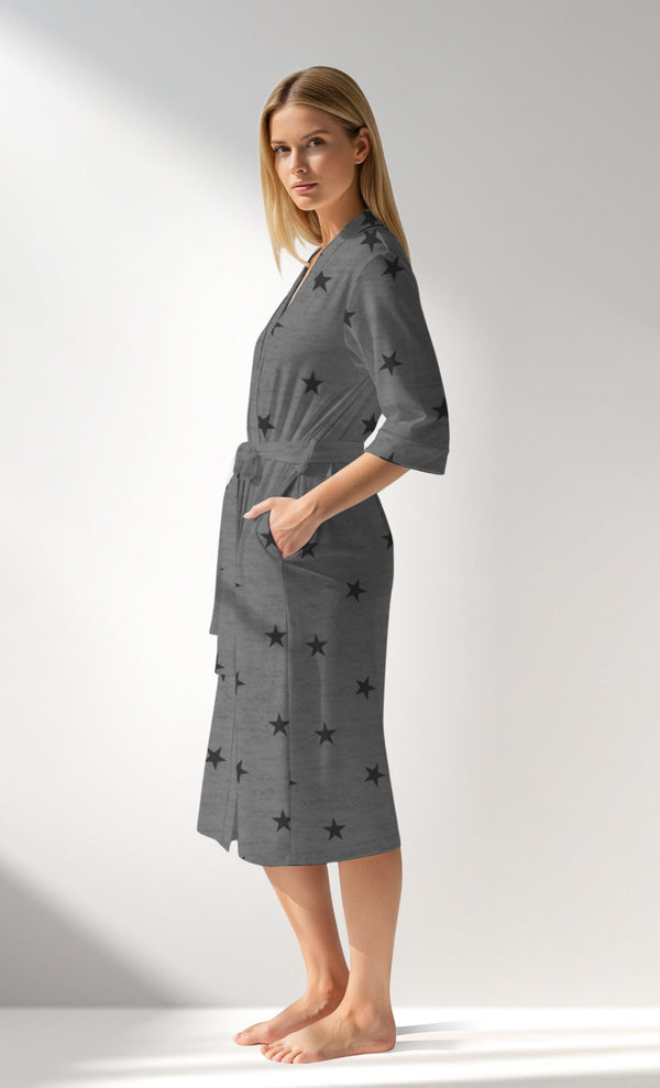 Woman Supreme Supernova Dressing Gown - A-ROTASYON (GRI ZEMIN) - Image 2