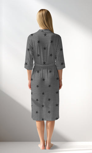 Woman Supreme Supernova Dressing Gown - A-ROTASYON (GRI ZEMIN) - Image 3