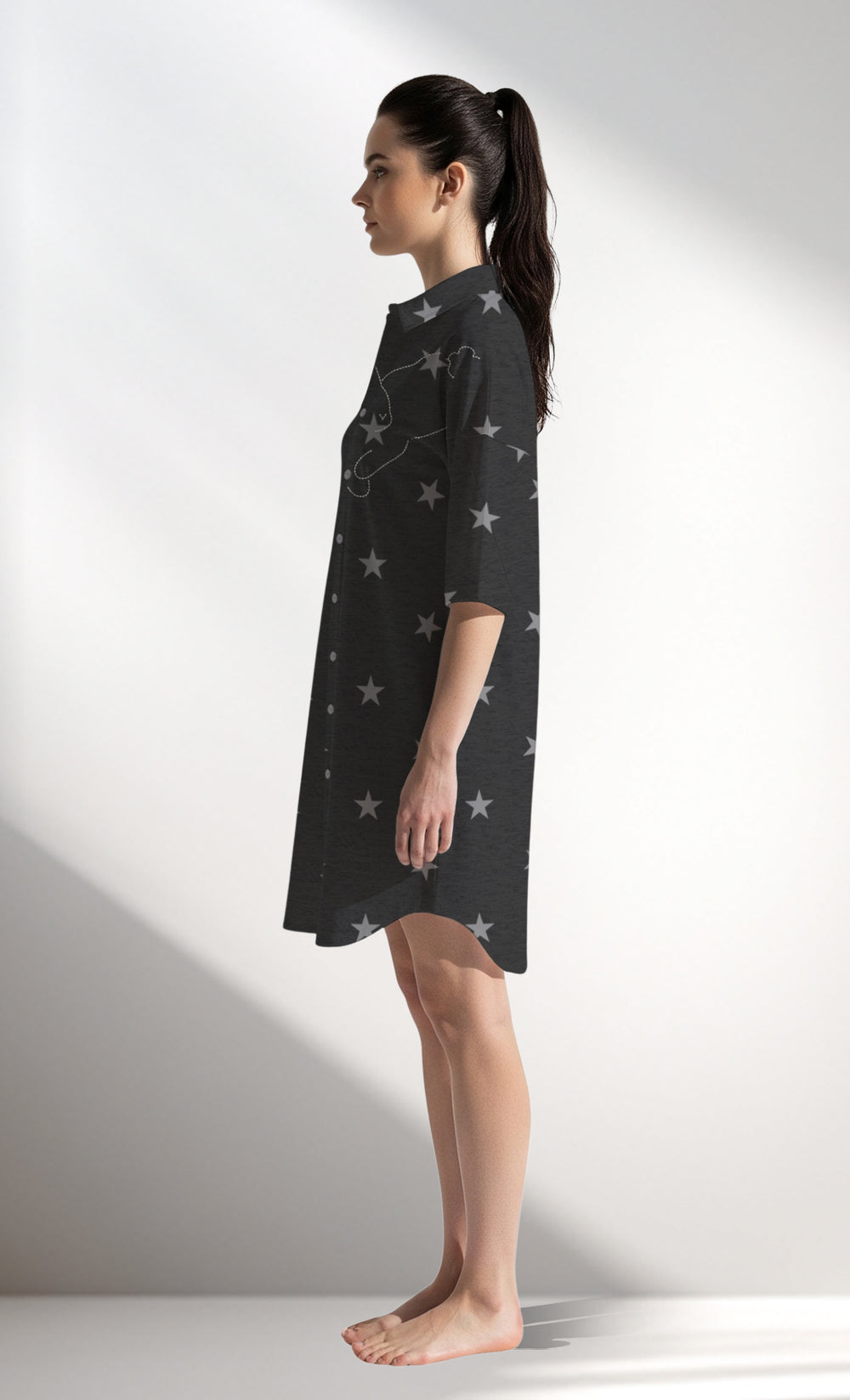 Woman Supreme Supernova Shirt Tunic - B-ROTASYON (FUME ZEMIN) - Image 1