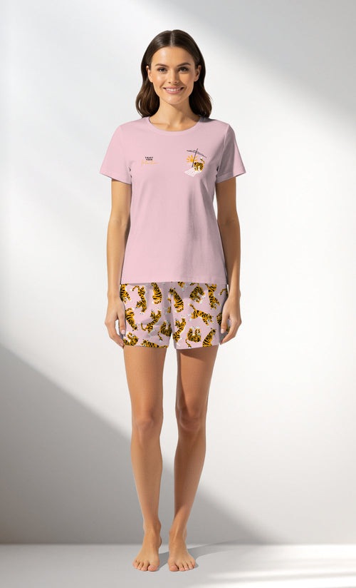 Woman Supreme Tigercomfor Short Set - 12-1310 - Image 1