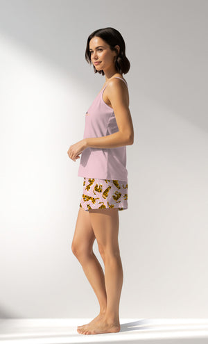 Woman Supreme Tigercomfor Thin Strap Short Set - 12-1310 - Image 2