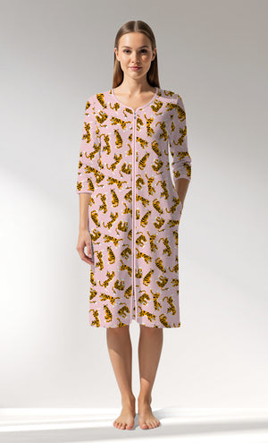 Woman Supreme Tigercomfor Home Dress - ROTASYON - Image 1