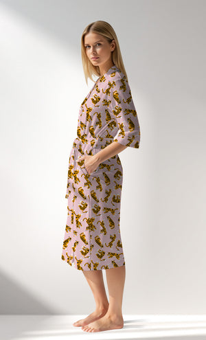 Woman Supreme Tigercomfor Dressing Gown - ROTASYON - Image 2