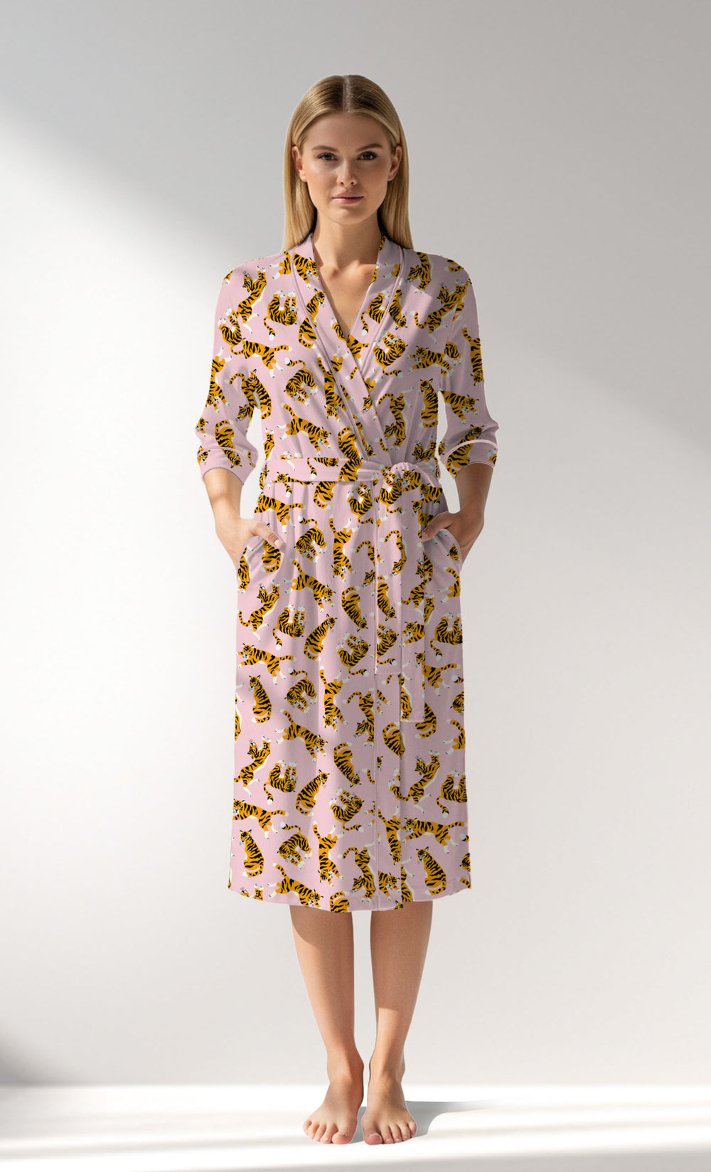 Woman Supreme Tigercomfor Dressing Gown - ROTASYON - Image 1