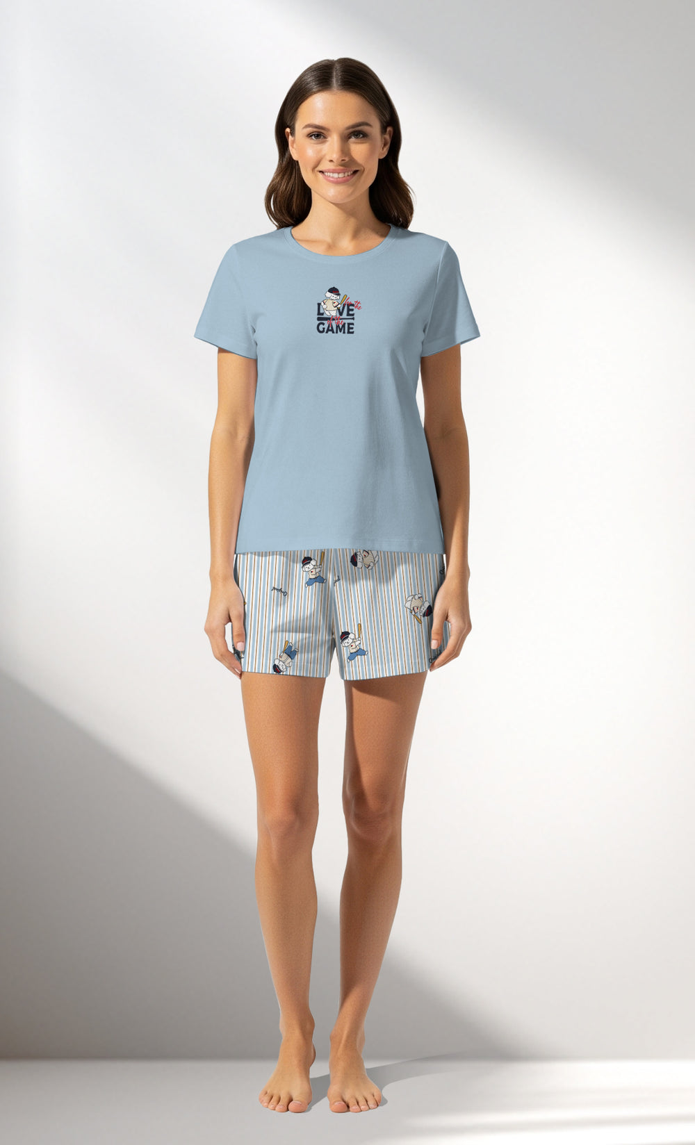 Woman Supreme Sleeclub Short Set - A-13-4210 - Image 1