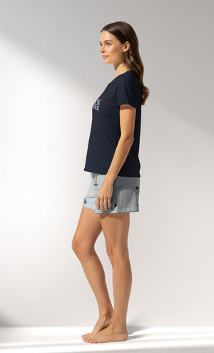 Woman Supreme Sleeclub Short Set - B-19-3923 - Image 2