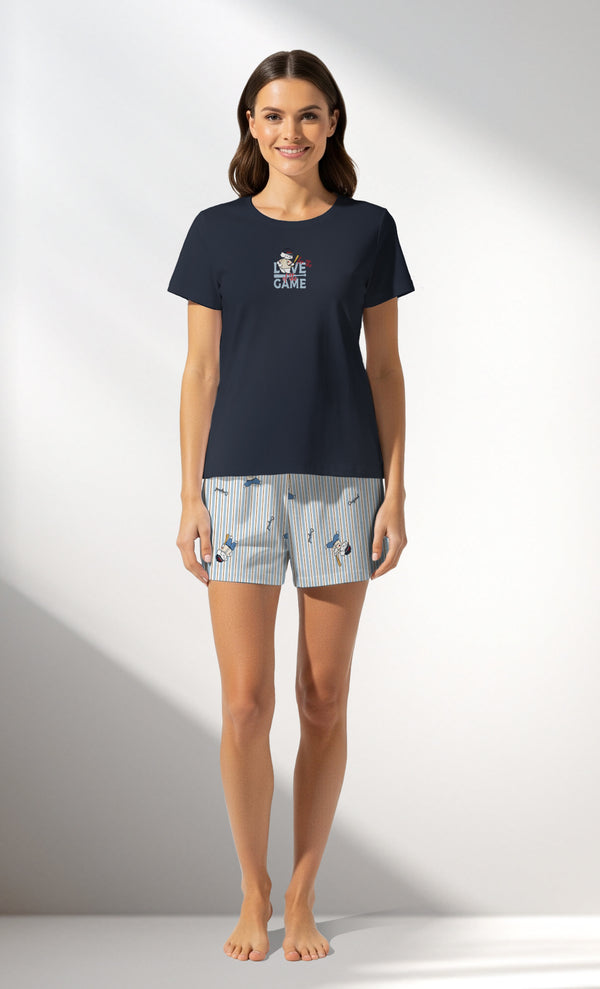 Woman Supreme Sleeclub Short Set - B-19-3923 - Image 1