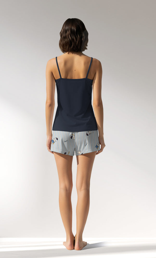 Woman Supreme Sleeclub Thin Strap Short Set - B-19-3923 - Image 3