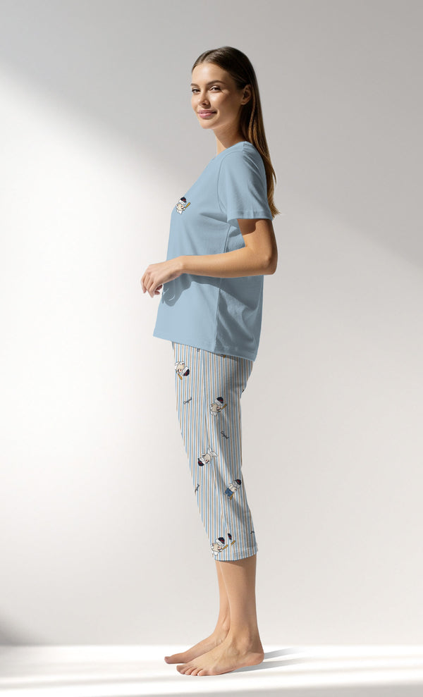 Woman Supreme Sleeclub Capri Set - A-13-4210 - Image 2