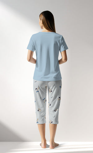 Woman Supreme Sleeclub Capri Set - A-13-4210 - Image 3