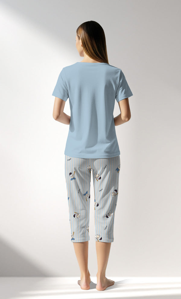 Woman Supreme Sleeclub Capri Set - A-13-4210 - Image 3