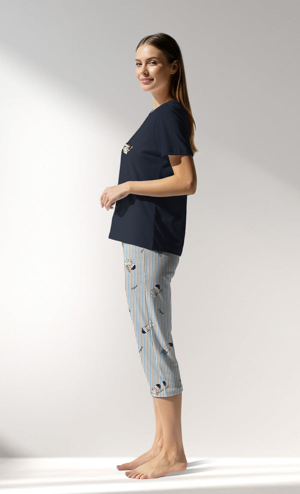 Woman Supreme Sleeclub Capri Set - B-19-3923 - Image 2