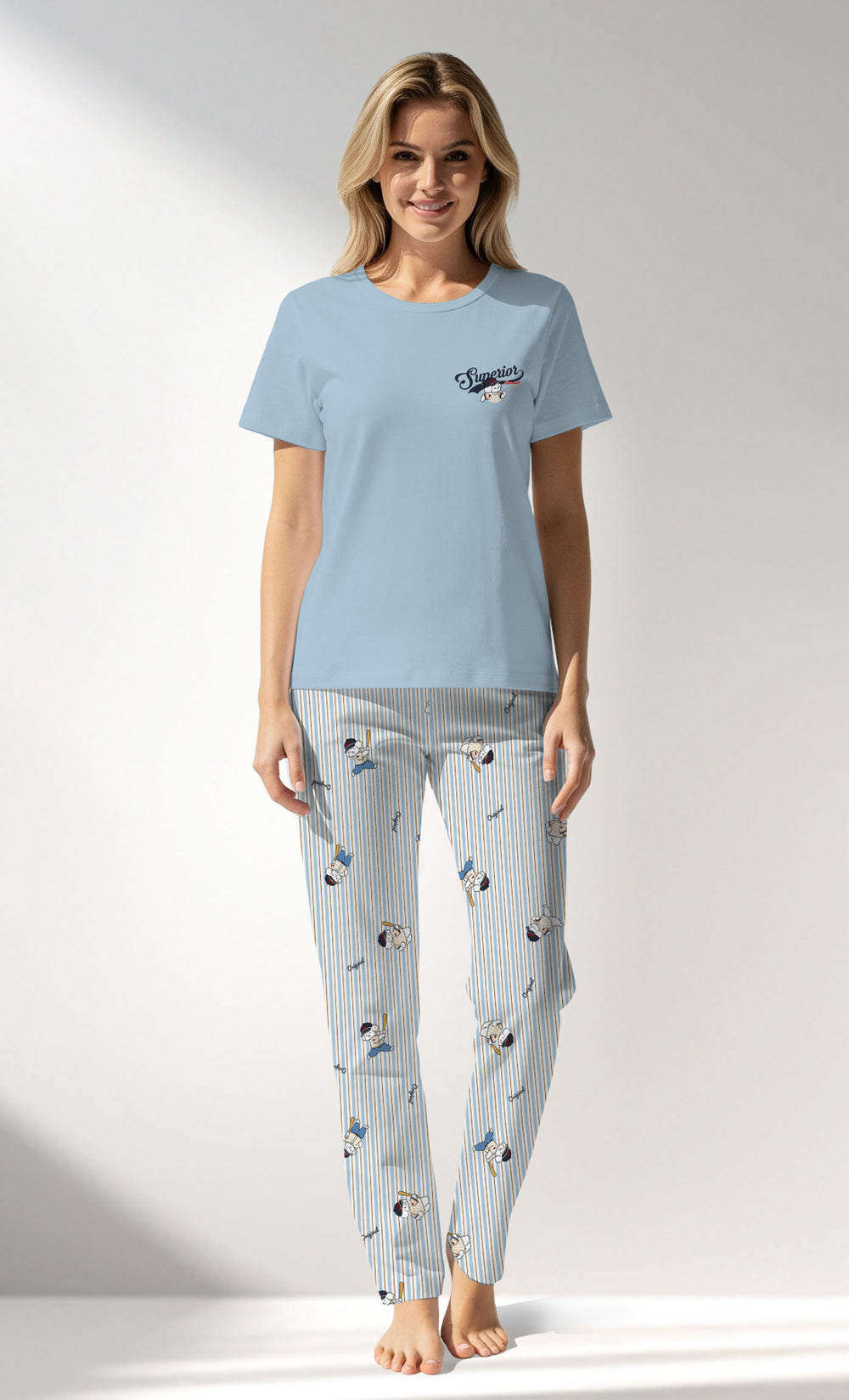 Woman Supreme Sleeclub Pyjama Set - A-13-4210 - Image 1